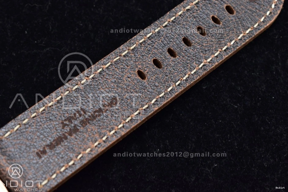 N Calfskin on 1:1 Best PAM382 Strap Super Distressed Brown P.9000 VSF Bronzo V2 Edition Clone 0511